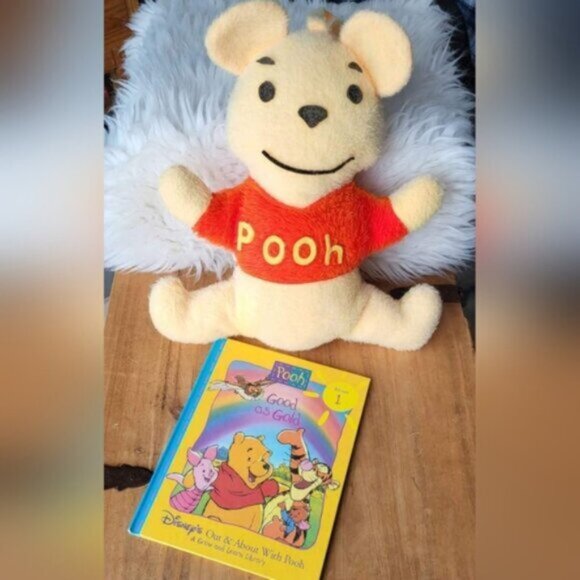 Vintage Winnie The Pooh Bear Plush 60s - Picture 2 of 10